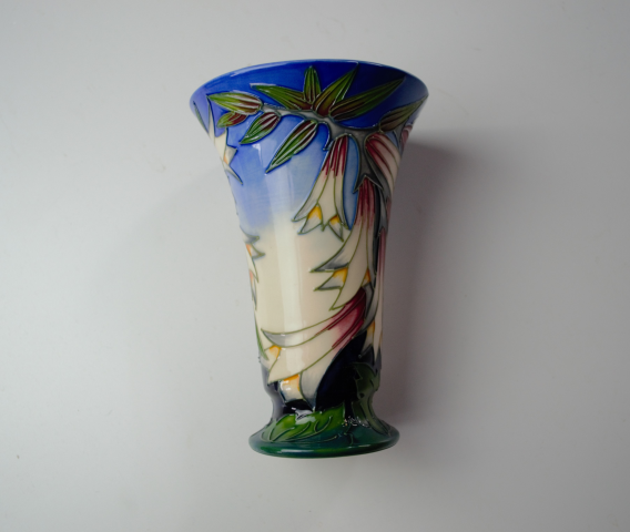 Moorcroft Ivory Bell Vase 2004.