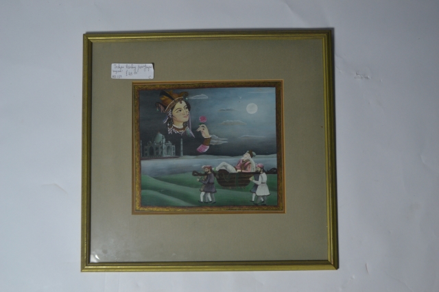 Indian Watercolour Painting from Jaipur.