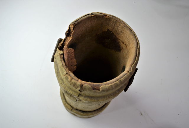Edwardian Cordite Carrier, Canvas. Kings Crown Emblem.