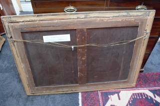 James Jackson Curnock Watercolour on Canvas with Glass Frame