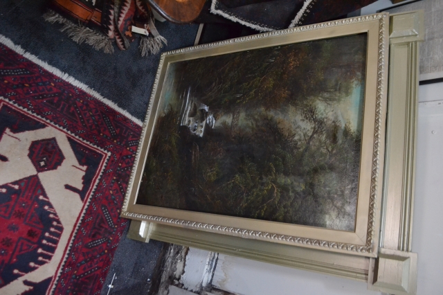 Victorian Oil on Canvas by Ellis Wilson.