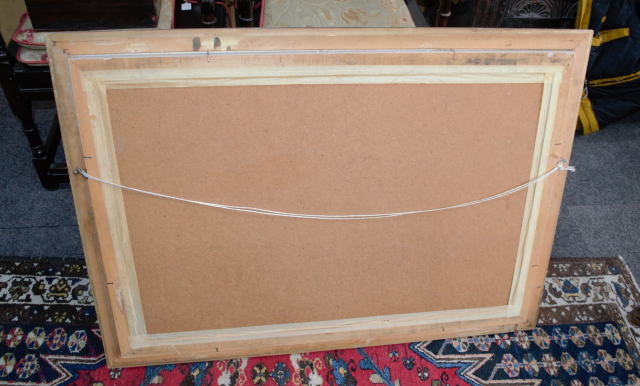 Oil on Canvas, Colorado Mountains Scene Painting by Kenneth Bowman [1937-2014].