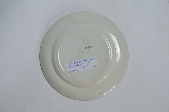 Prattware Plate abt 1850.