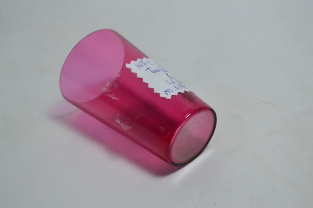 19th Century Cranberry Tumbler