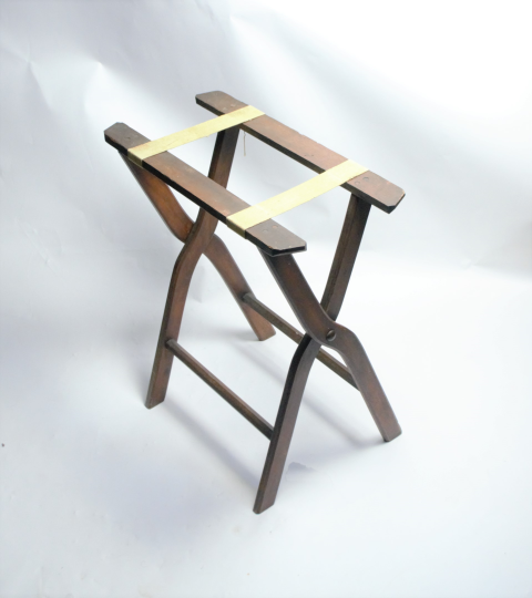 Late Victorian/ Edwardian Oak Butler Tray with Stand.