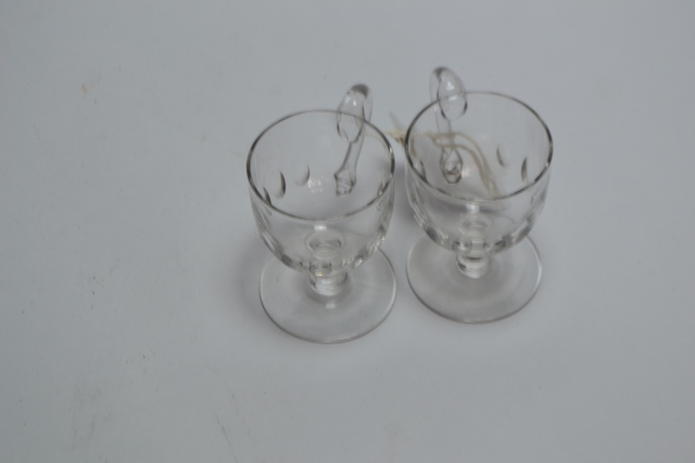 Pair of Custard Glasses.