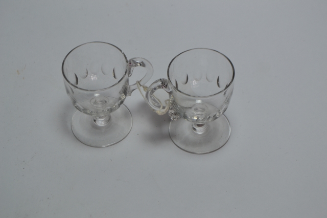 Pair of Custard Glasses.