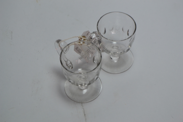 Pair of Custard Glasses.