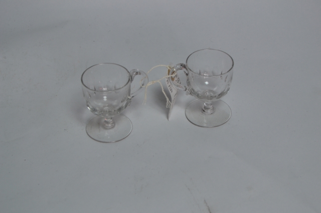 Pair of Custard Glasses.