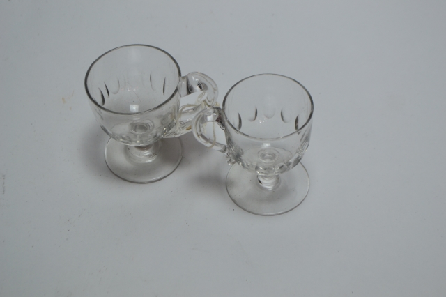 Pair of Custard Glasses.