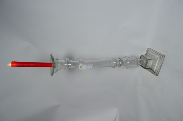 Giant Glass Candlestick.