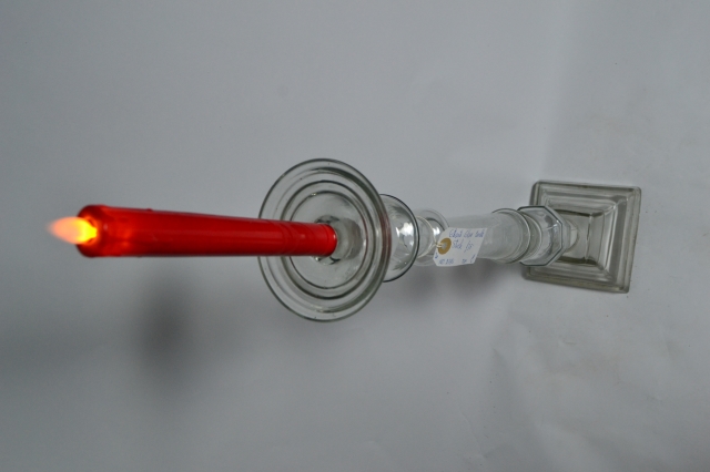 Giant Glass Candlestick.