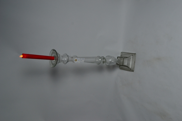 Giant Glass Candlestick.