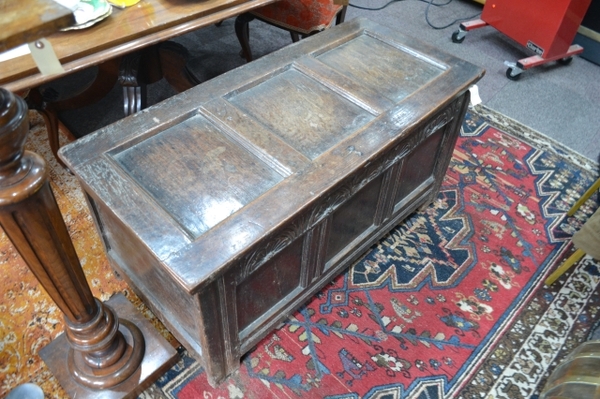 18th Century Country Oak Coffer