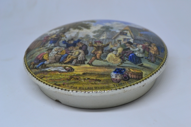 The Village Wedding' Prattware.