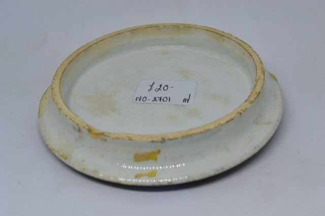 Uncle Toby' Prattware Lid.