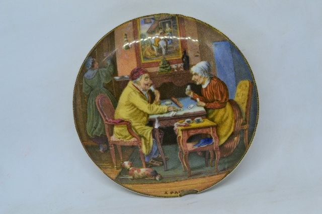 A Pair' Prattware lid.
