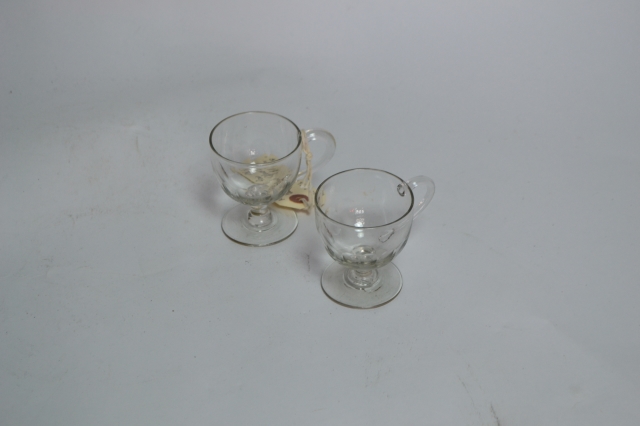 Pair of Custard Glasses.