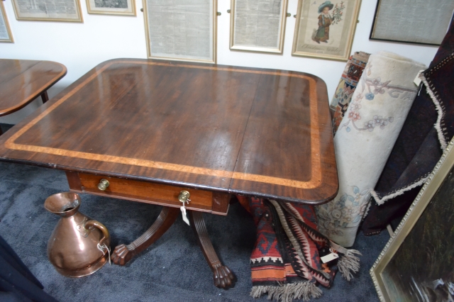 Mahogany Rectangular Breakfast Table.