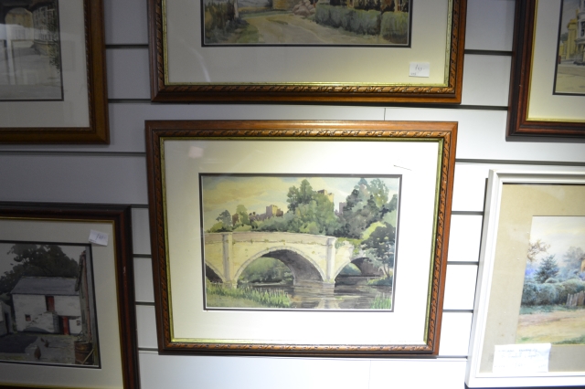 Watercolour by Anita Primrose of Ludlow Castle