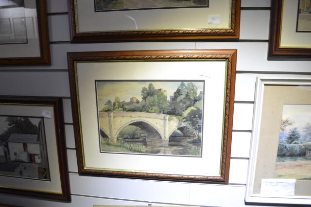 Watercolour by Anita Primrose of Ludlow Castle