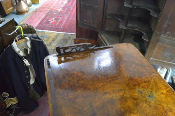 Victorian Burr Walnut Canterbury