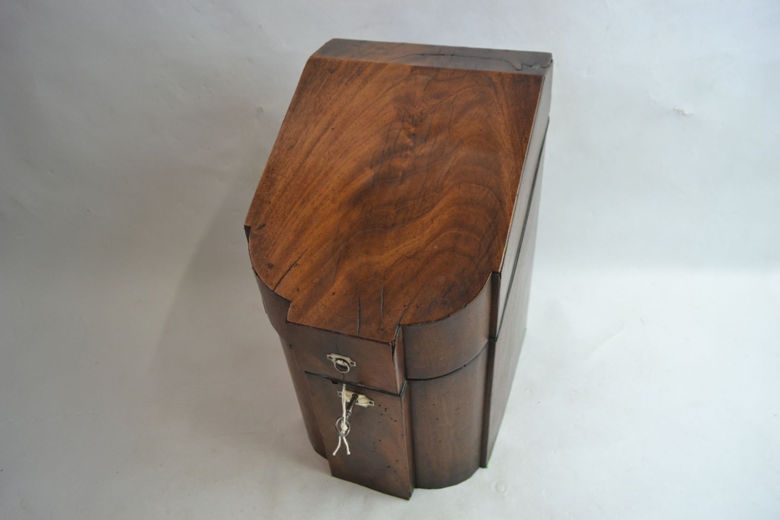 18th century cutlery box converted to wine box