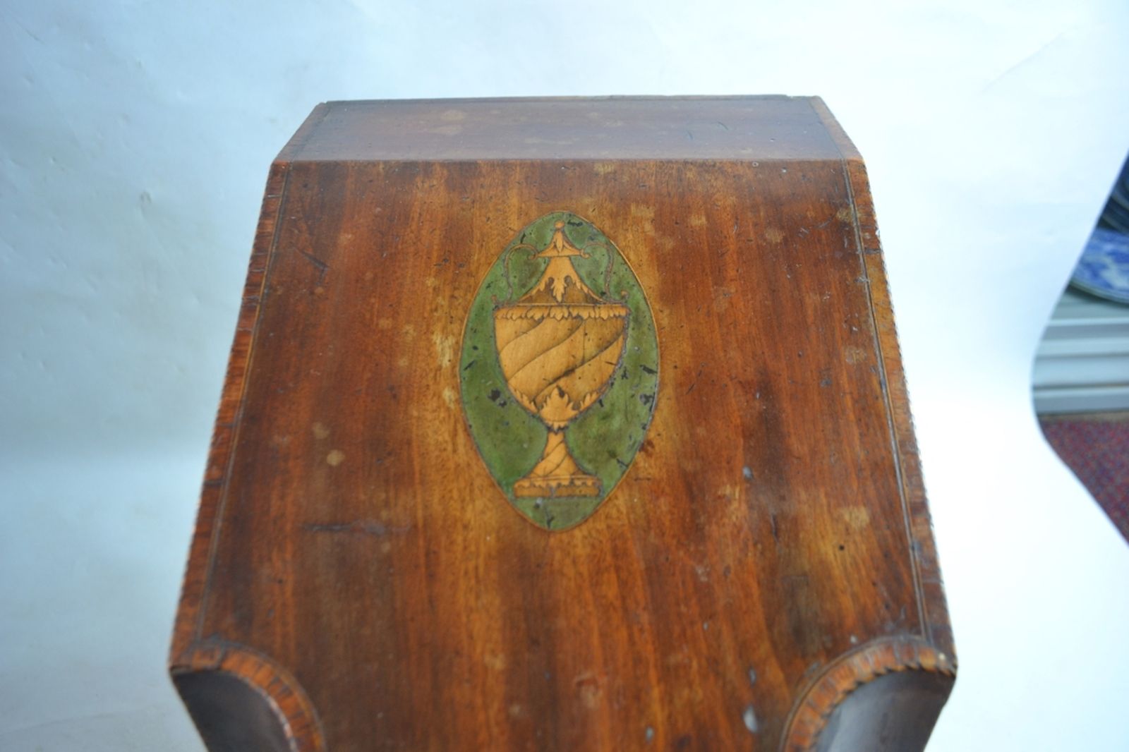 Early 19th Century Knife Box with Interior Removed.