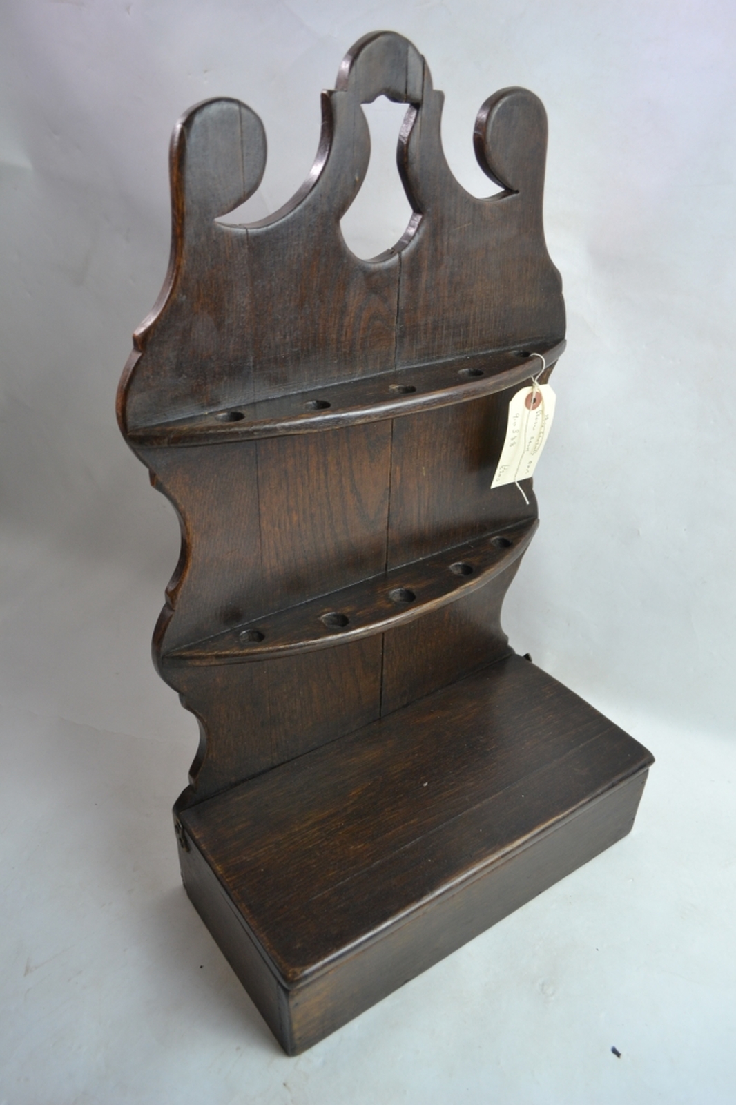 19th Century Oak Spoon Rack