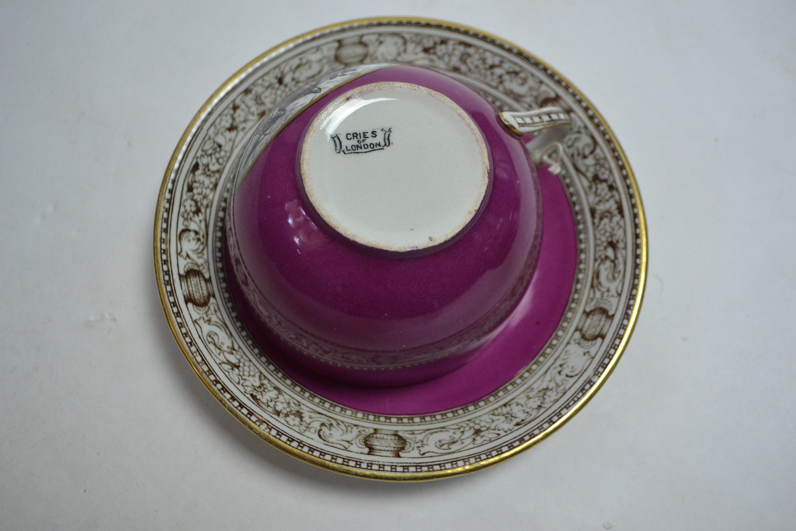 Tea Cup and Saucer by Cries of London