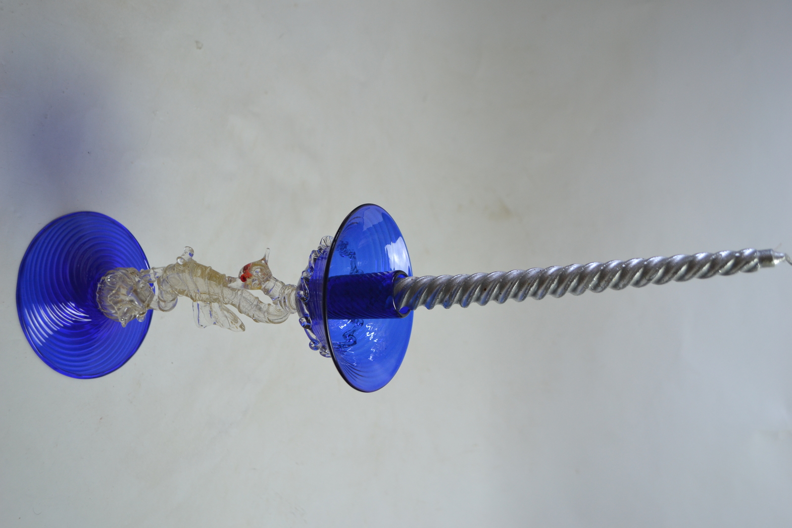 Venetian Glass Candle Holder by Murano