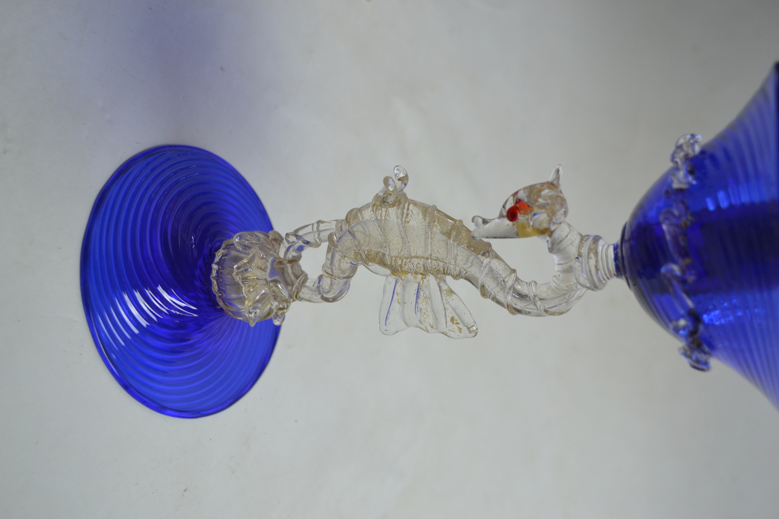 Venetian Glass Candle Holder by Murano