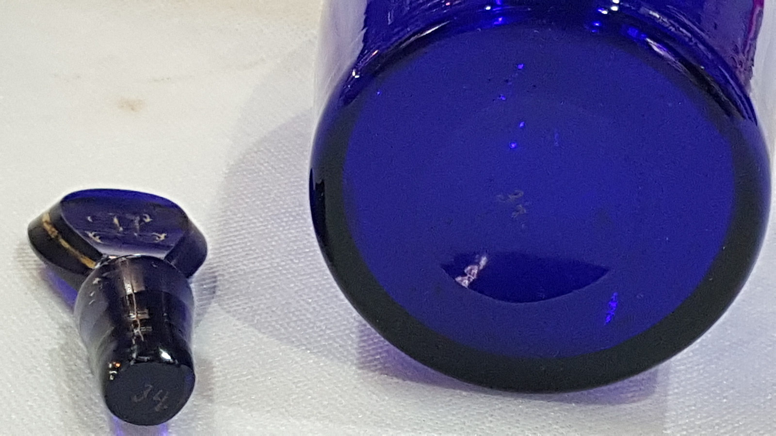 19th C. Bristol Blue Decanter