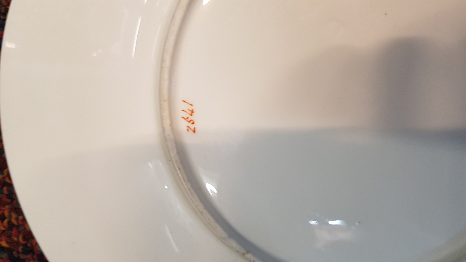 19 th  C. Handpainted Wild Flower, Grainger&#39;s Worcester Plate