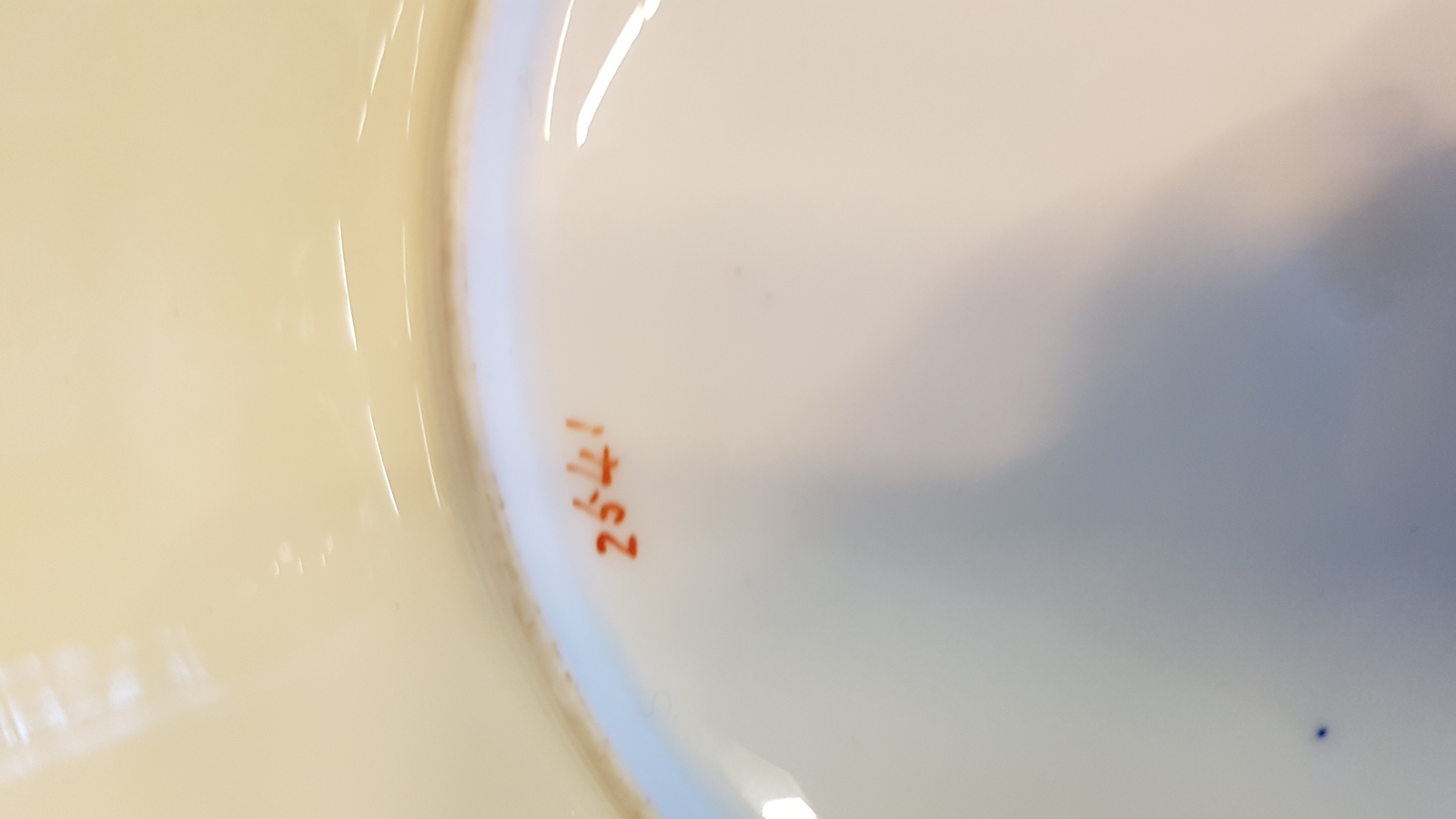 19th C. Handpainted With Wild Flowers, Grainger&#39;s Royal Worcester  Plate