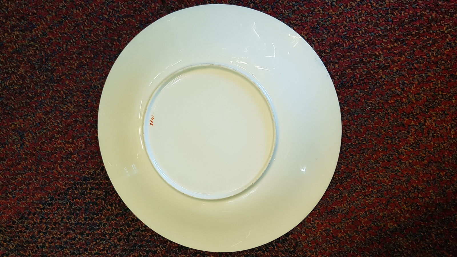 19th C. Handpainted With Wild Flowers Royal Worcester  Plate