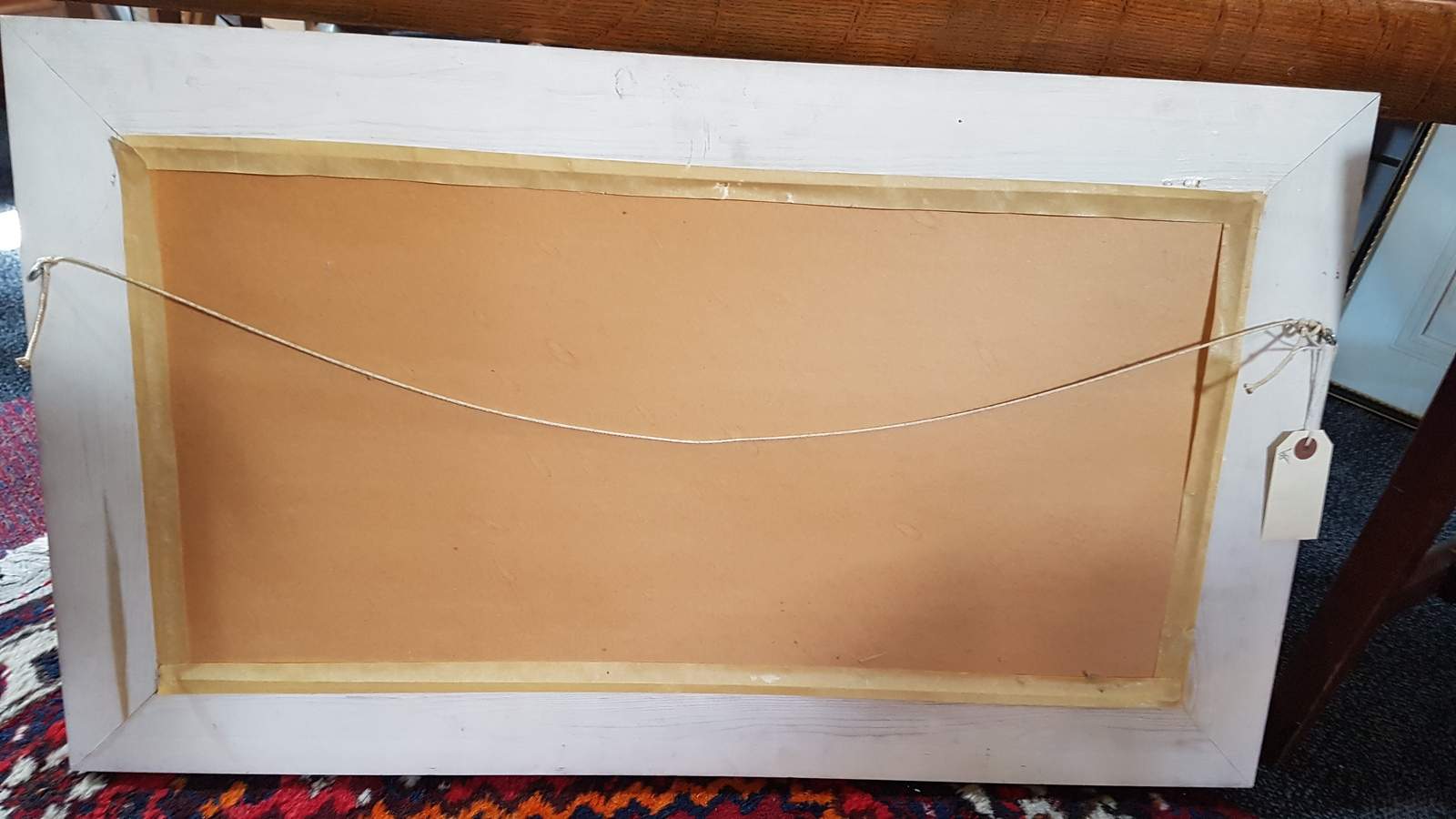 20th C. Coastal Scene Painting Oil On Board