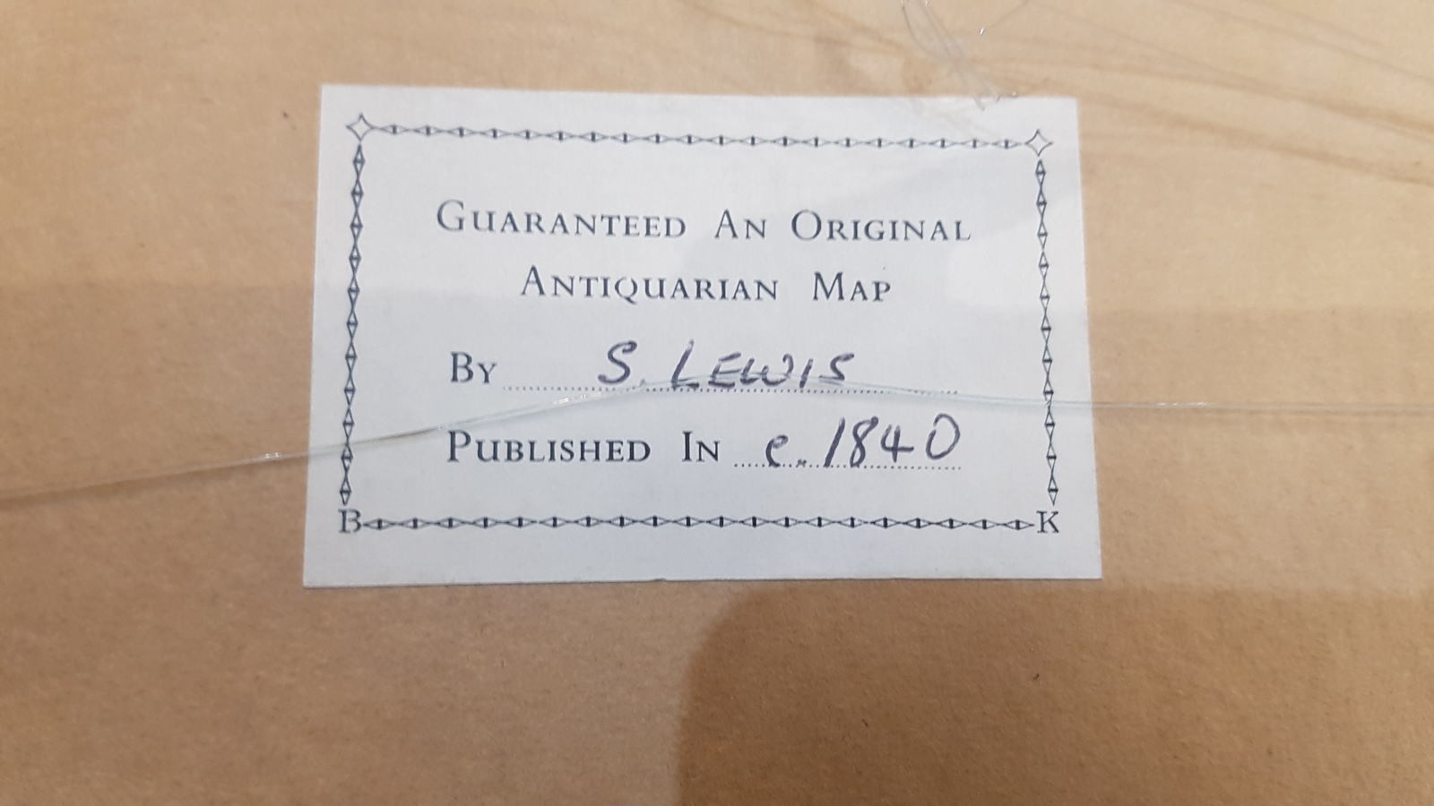 An Antiquarian Map Of Leicestershire 1840