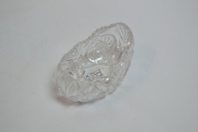 Small Cut Glass Bowl.