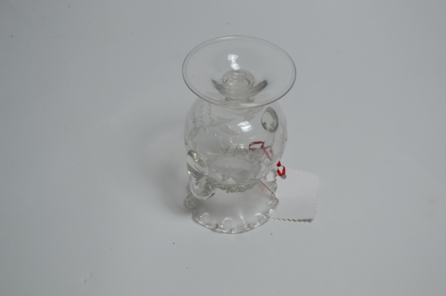 Stevens and Williams Clear Glass Vase