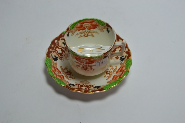 Mustache Cup with Matching Saucer.