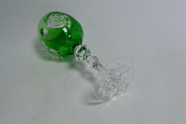 Green Mise Eire Drinking Glass