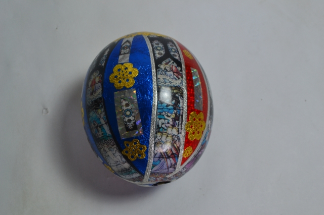 Decoupage Ostrich Egg