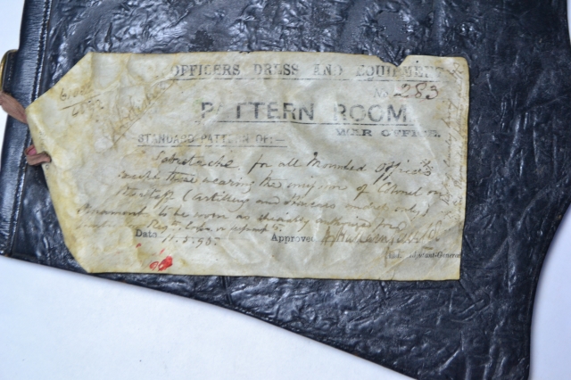 Sealed Pattern Sabretache 1895.