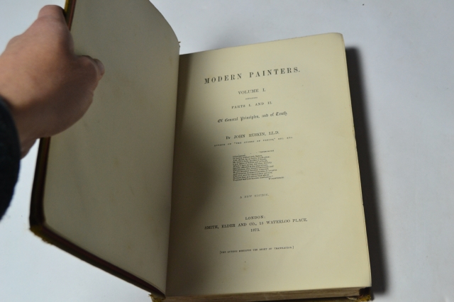 Modern Painters by John Ruskin.