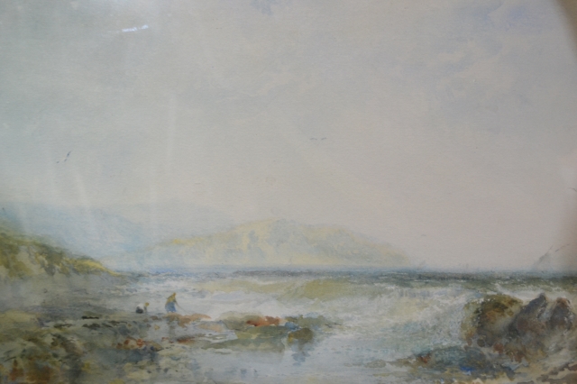 Coast of Abergele, Watercolour by Albert Politt