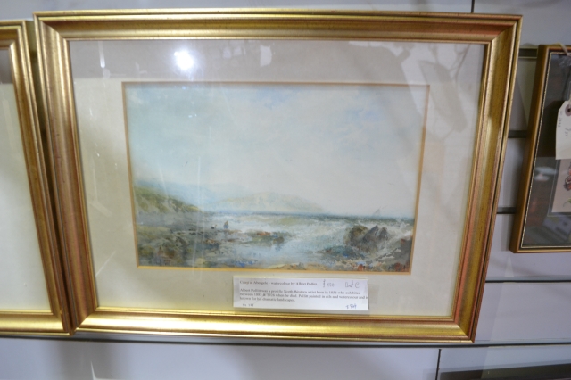 Coast of Abergele, Watercolour by Albert Politt