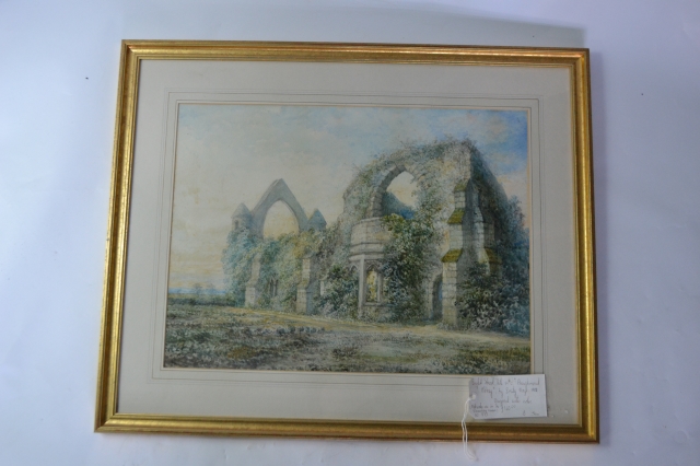 Haughmond Abbey Watercolour by Emily Haye