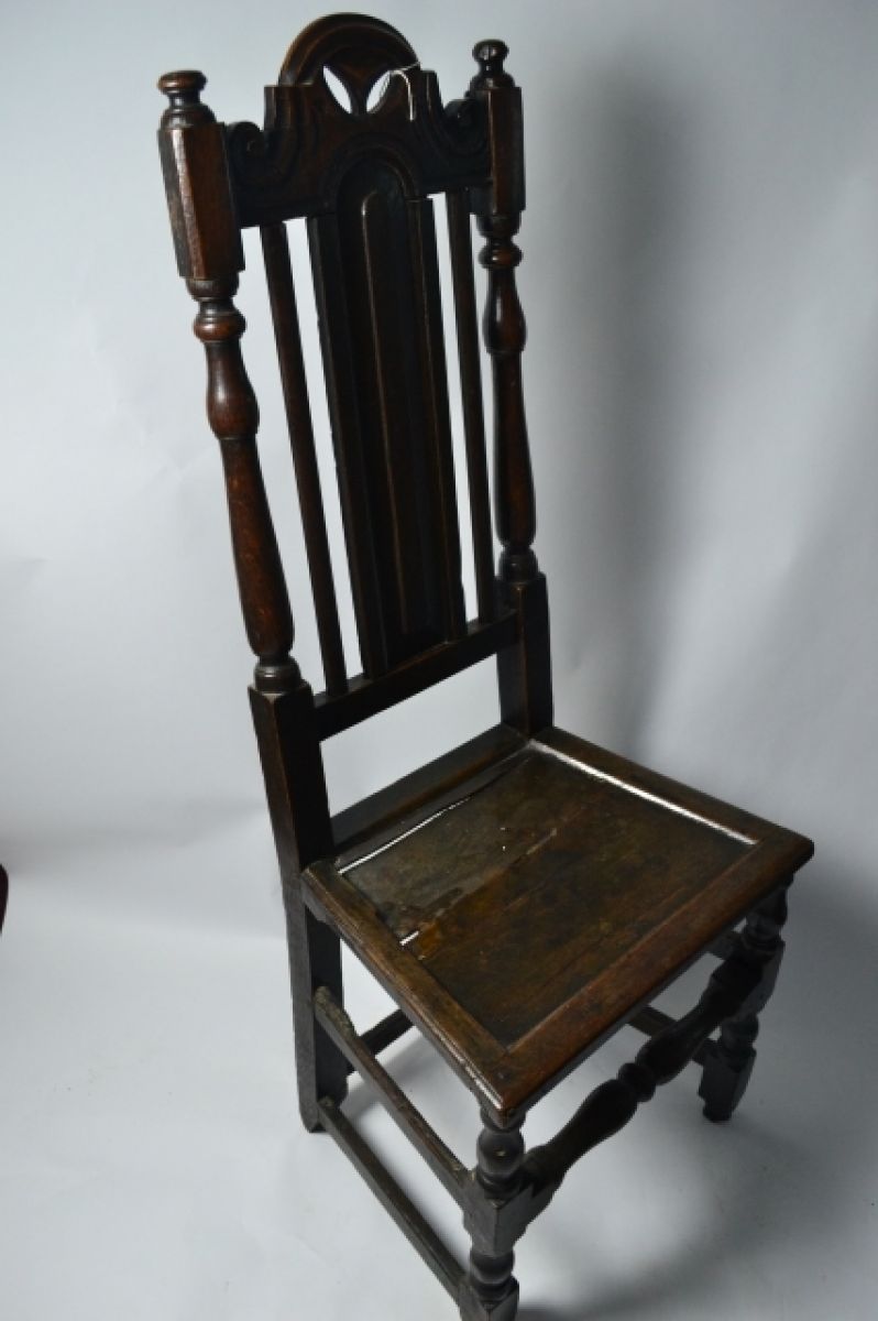 17th Century Oak Chair.